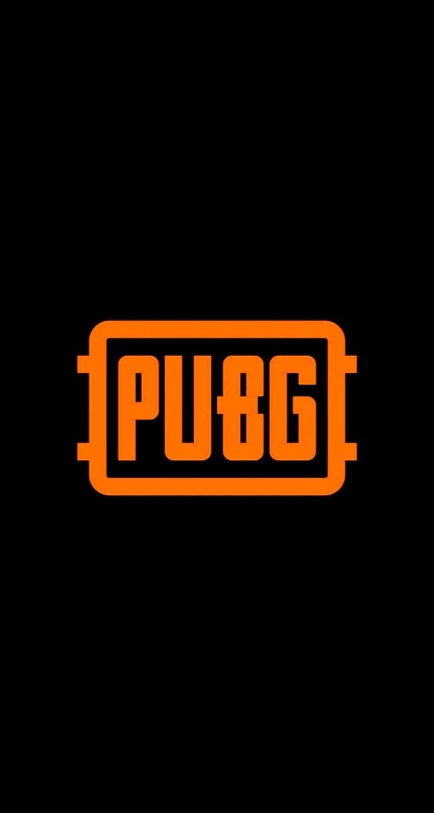 Orange Logo Pubg Iphone Wallpaper