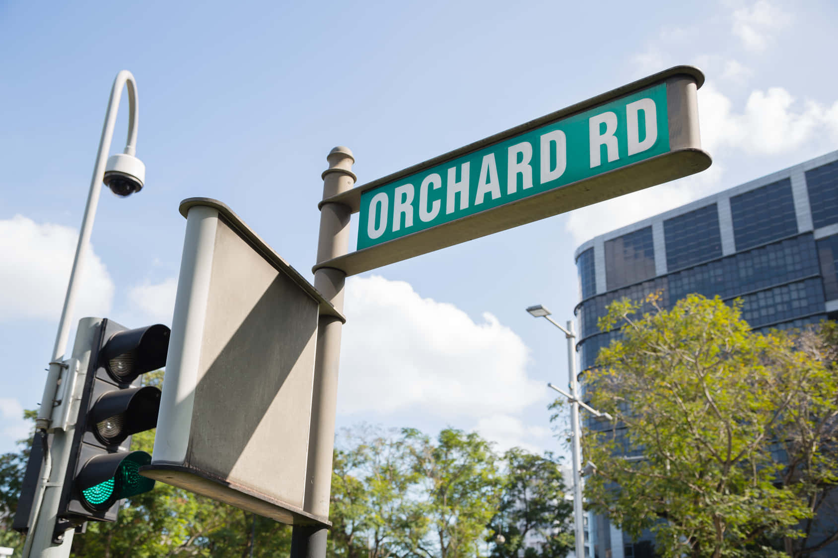 Orchard Road Sign Singapore Wallpaper