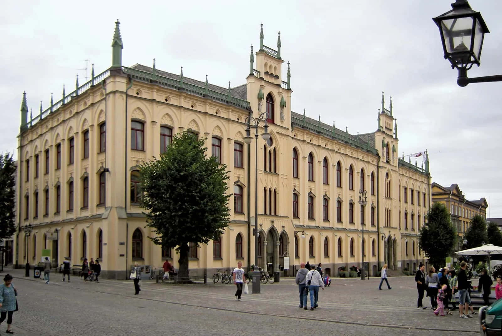 Orebro Sweden Town Hall Exterior Wallpaper