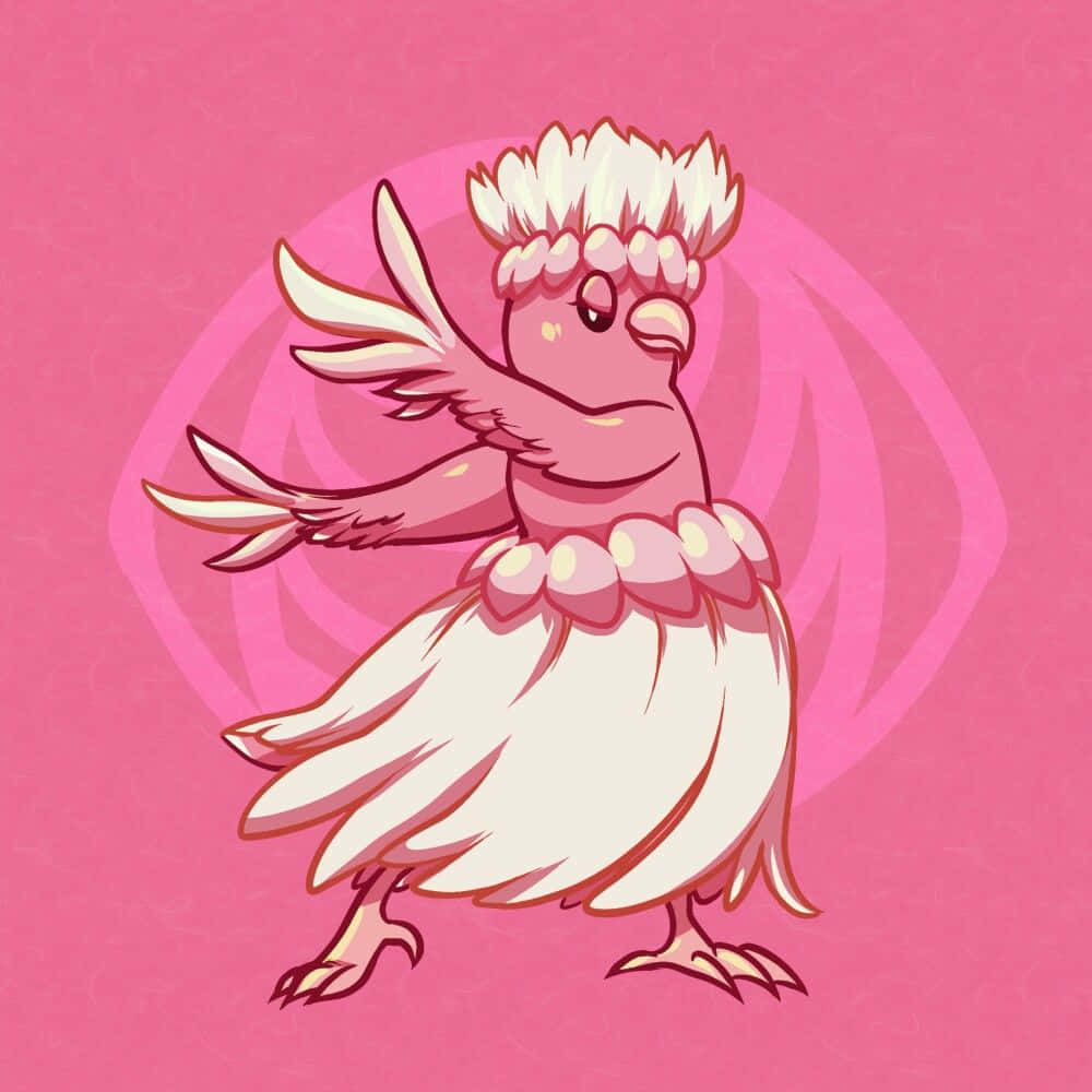 Oricorio Pa'u Style Dancing Wallpaper