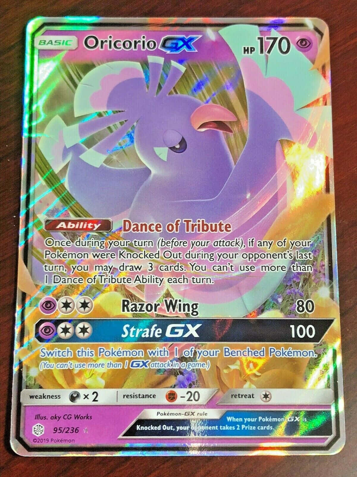 Oricorio Tcg Card Wallpaper