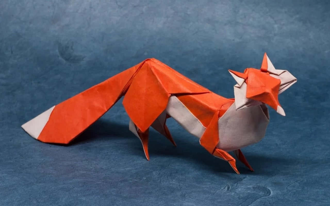 Origami Fox Artwork Wallpaper