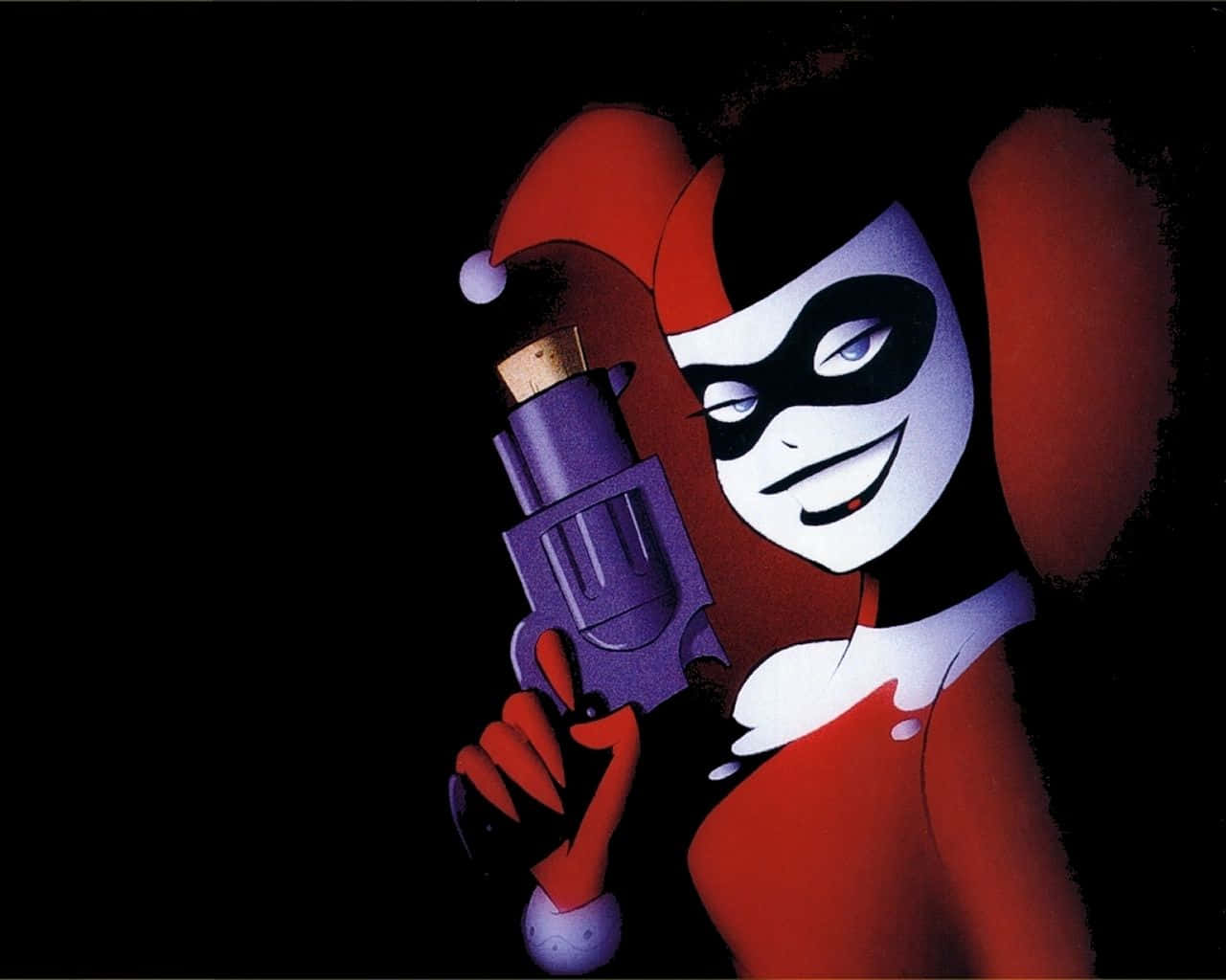 Original Harley Quinn Comic Book Character Wallpaper