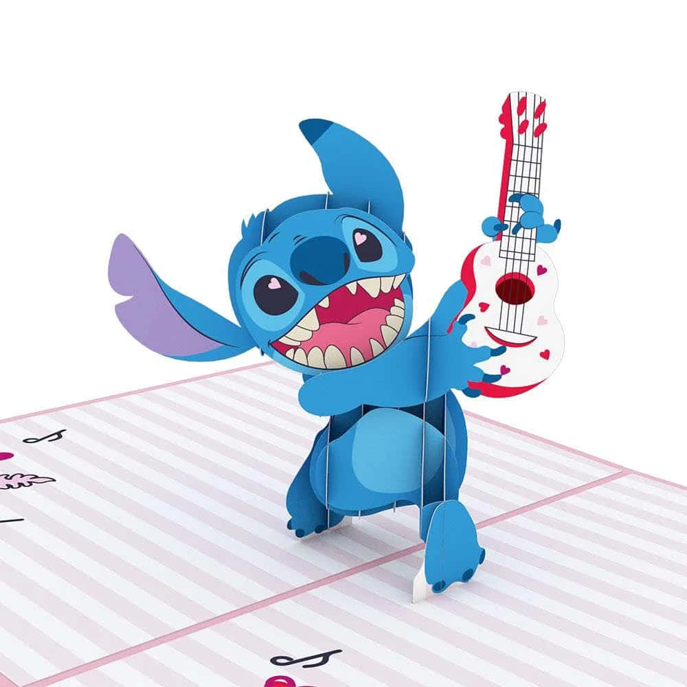 Ornery Stitch With White Ukulele Wallpaper