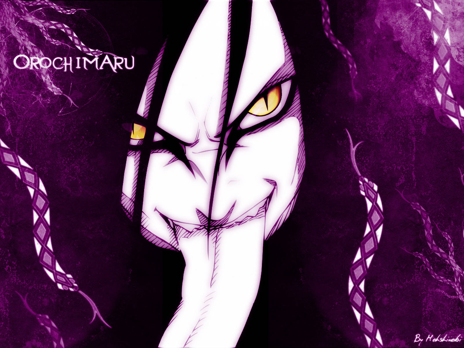 Orochimaru Tongue Out Wallpaper