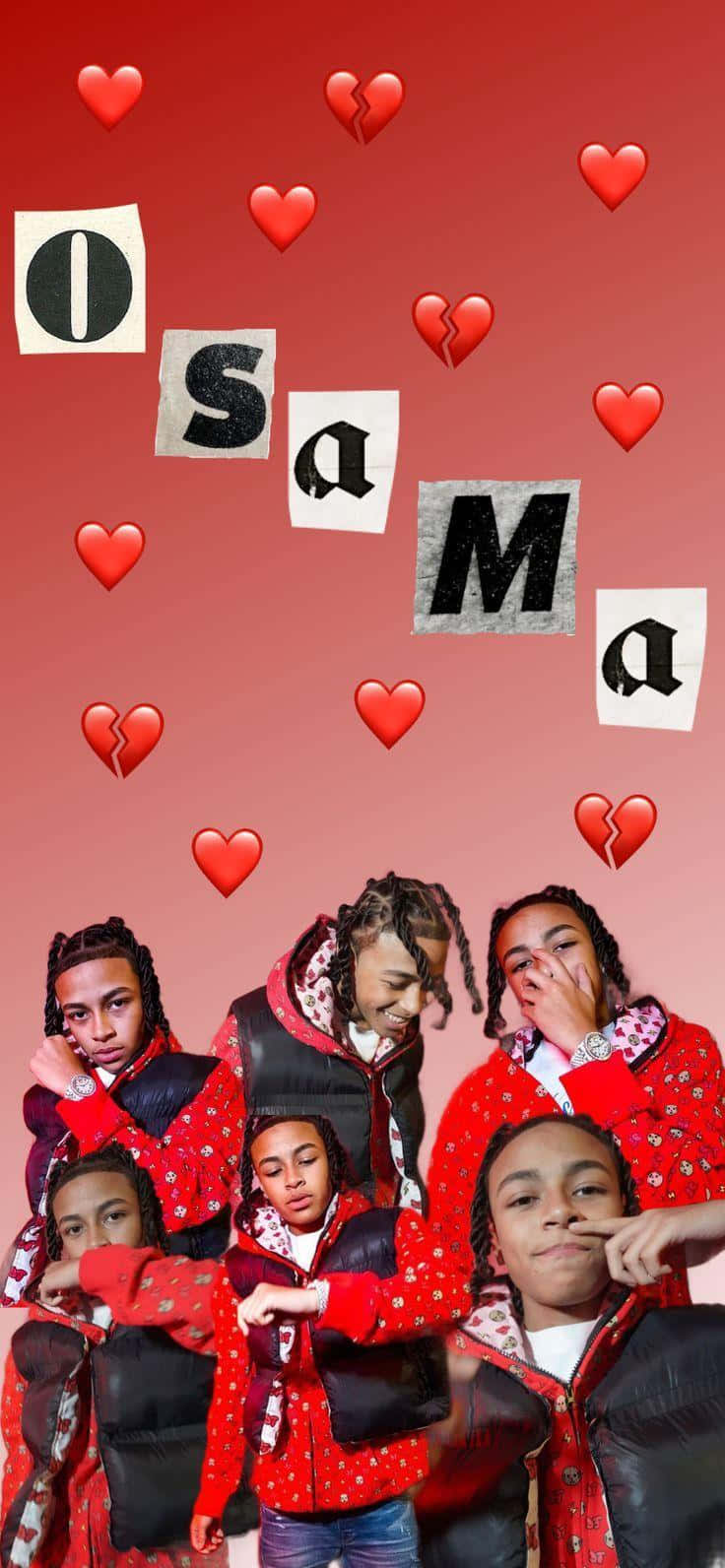 Osama Love Collage Wallpaper