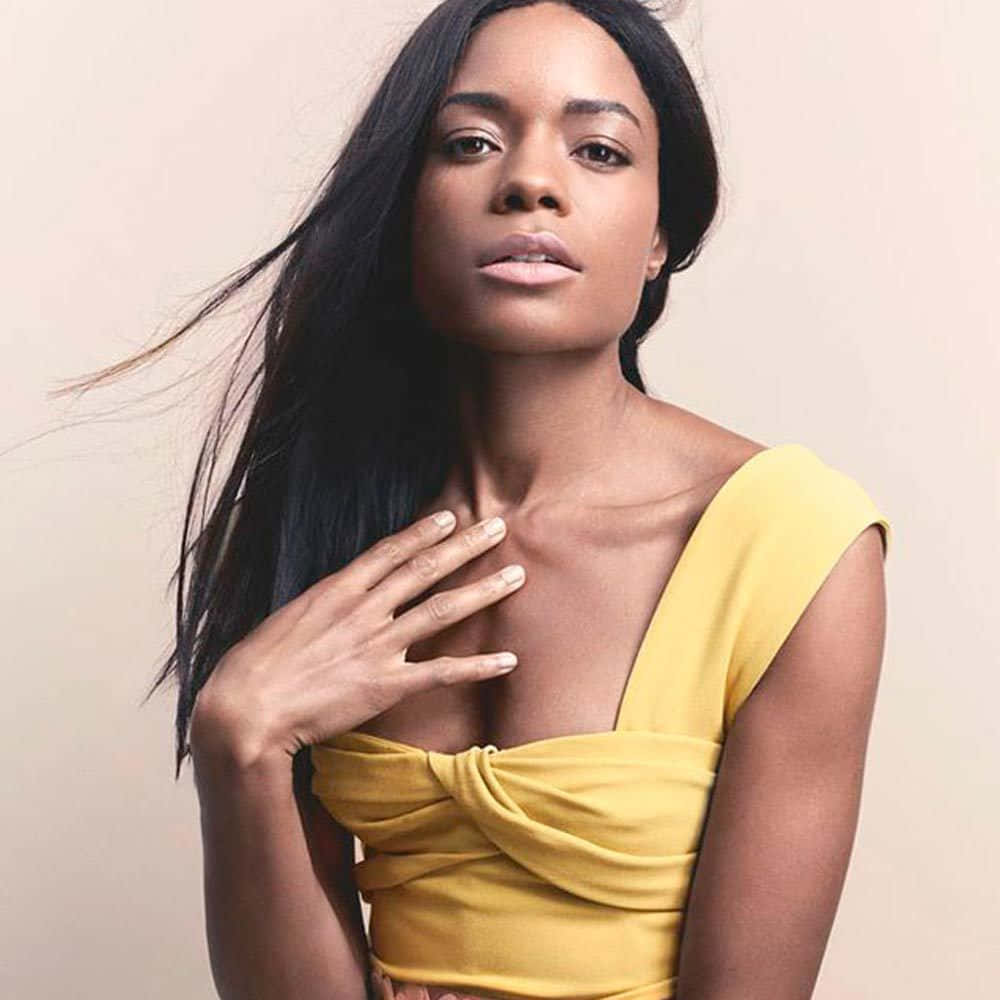 Oscar-nominated Actress, Naomie Harris, In A Candid Moment Wallpaper