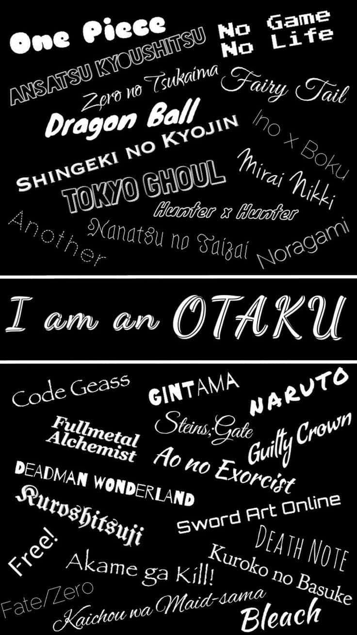 Otaku_ Anime_ Titles_ Collage Wallpaper