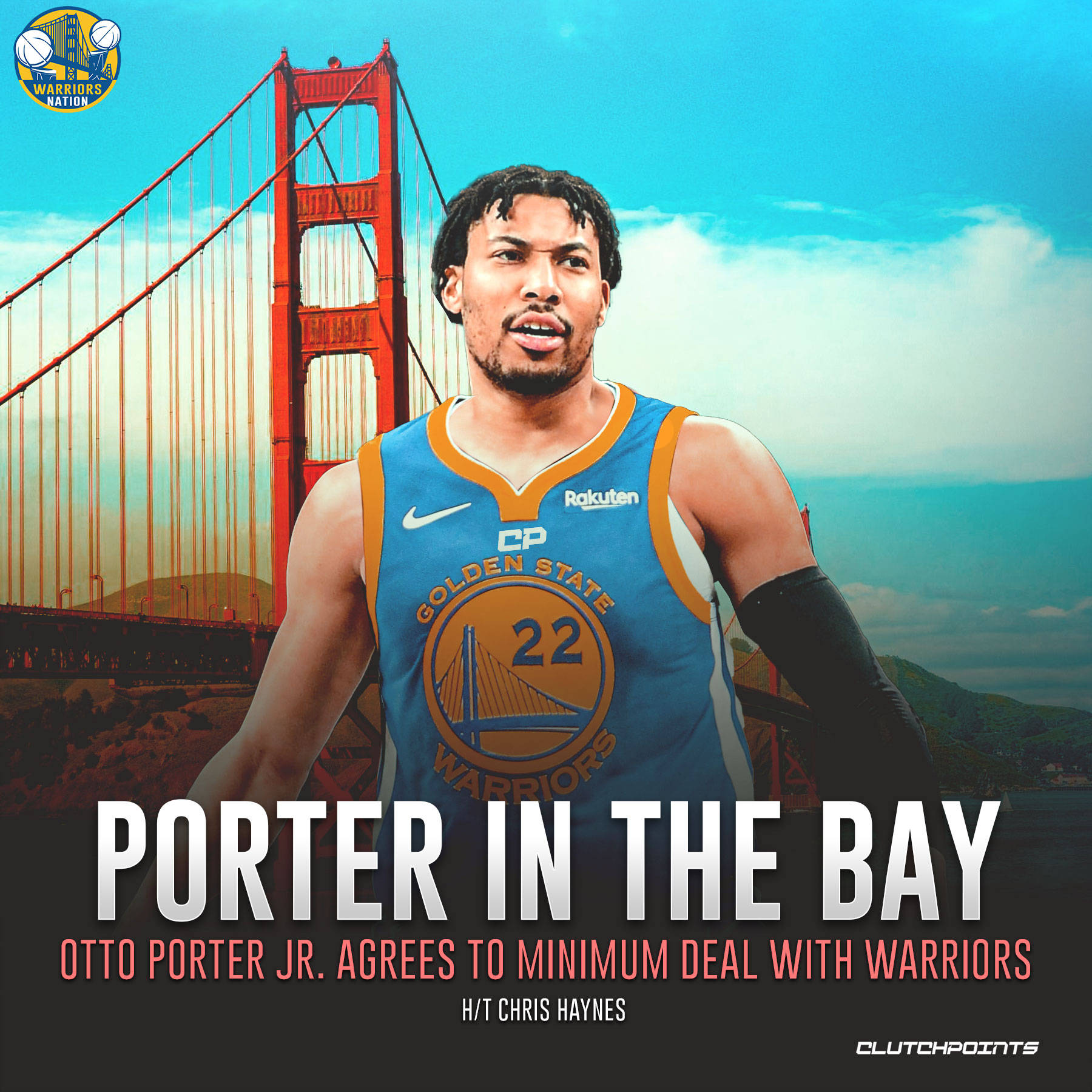 Otto Porter Jr Golden State Bridge Wallpaper