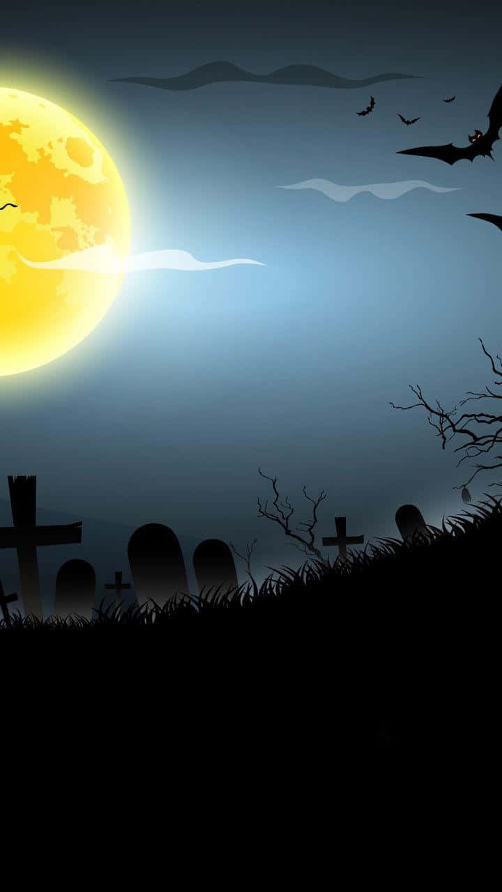 Our Spine-chilling Halloween Graveyard Wallpaper