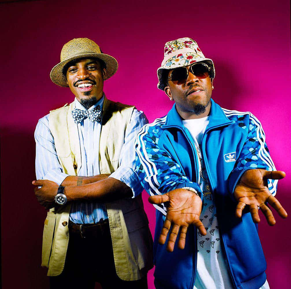 Outkast Duo Stylish Pose Wallpaper