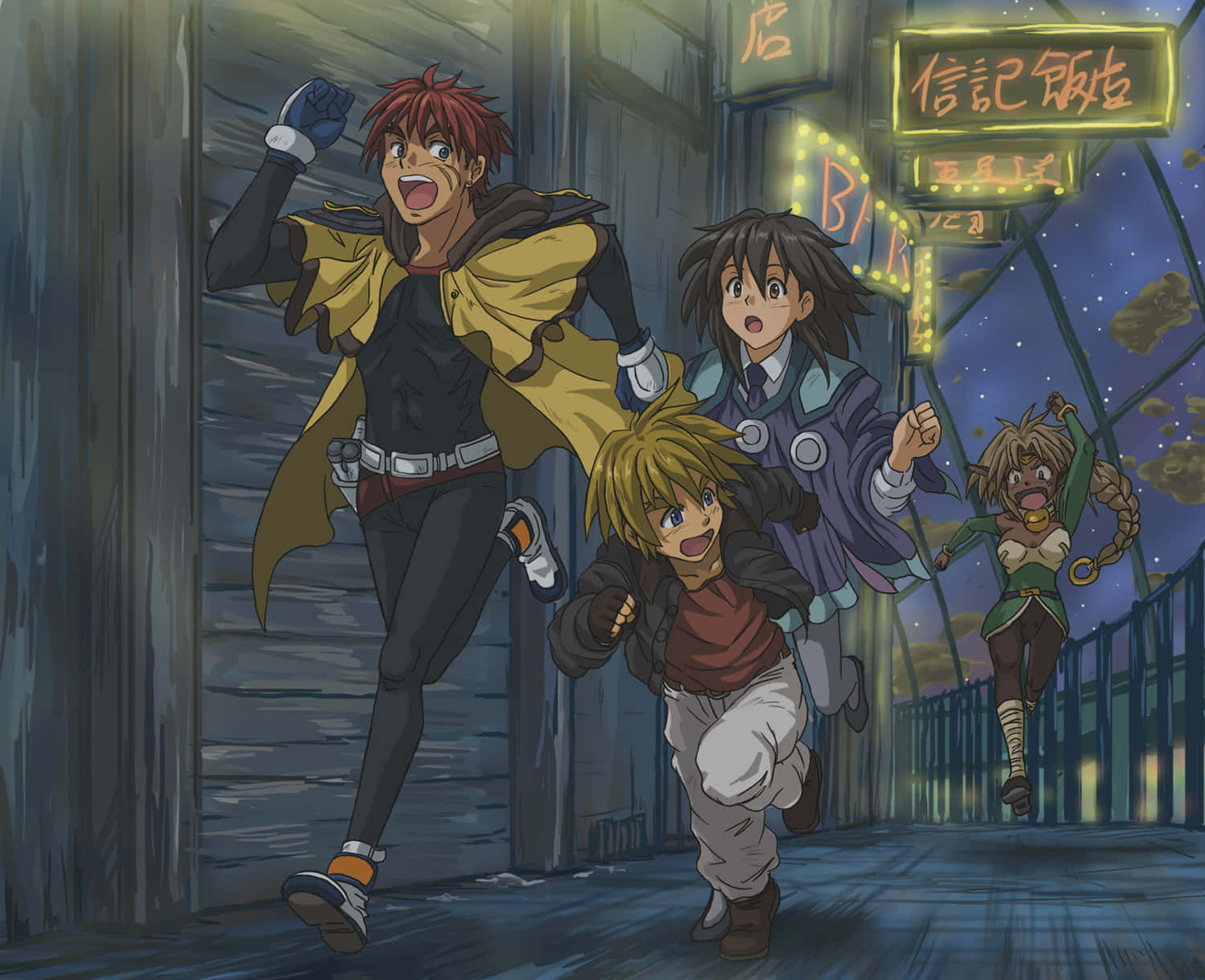 Outlaw Star - Reach For The Stars Wallpaper