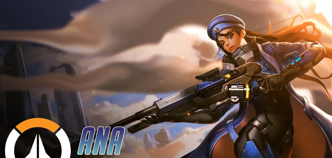 Overwatch Hero Ana - Battle Ready Wallpaper