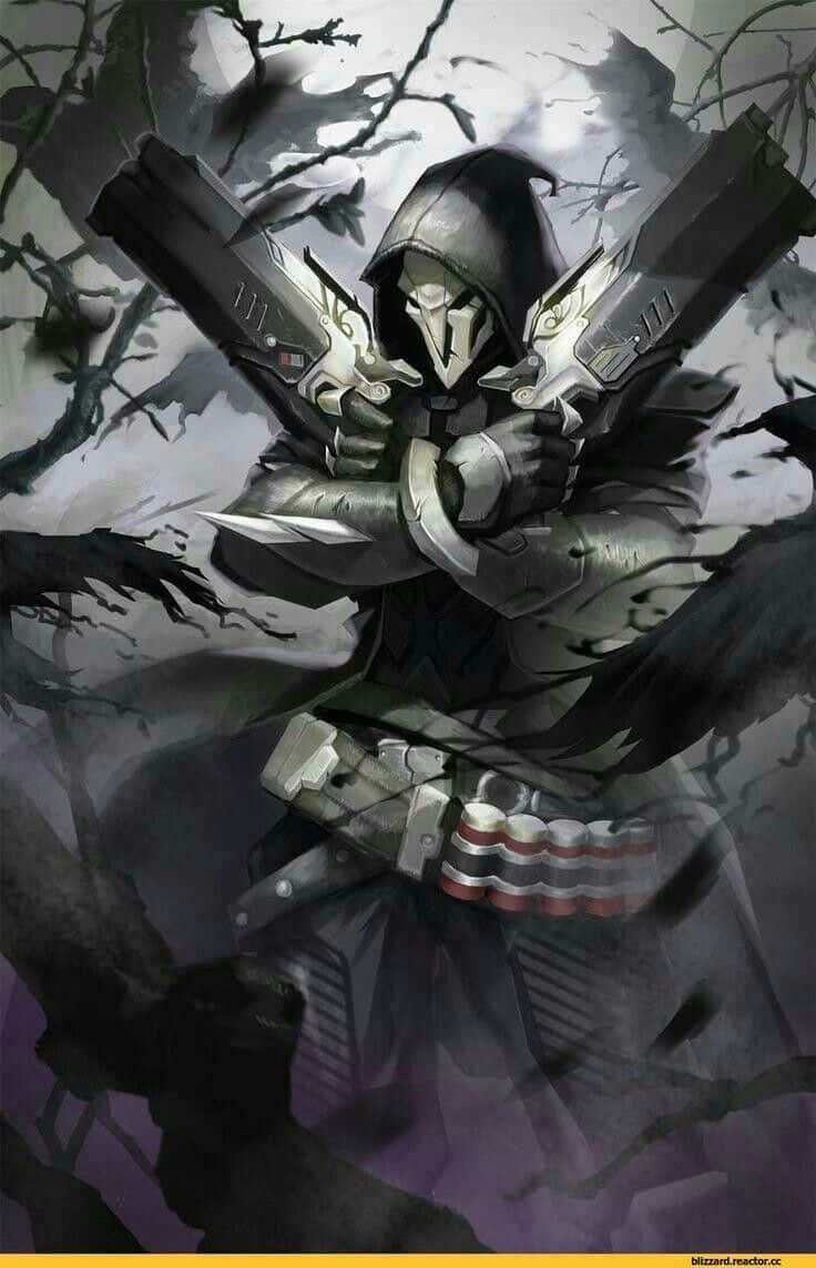 Overwatch Reaper, Ready To Take Out The Competition Wallpaper