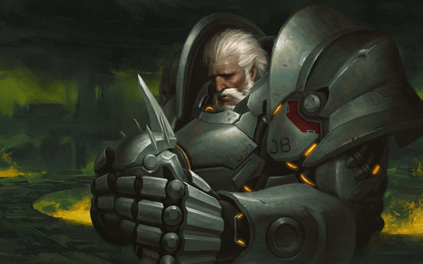 Overwatch Reinhardt 1440 X 900 Wallpaper Wallpaper