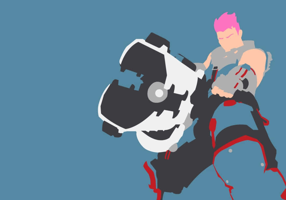 Overwatch's Zarya In Battle Wallpaper