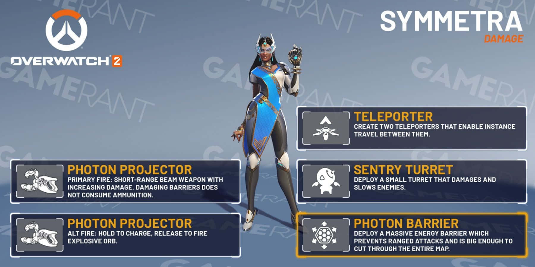 Overwatch Symmetra Strategizing On The Battlefield Wallpaper