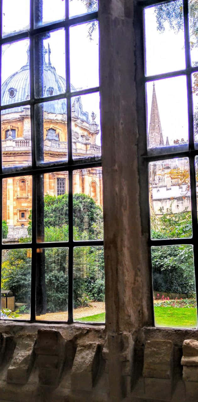 Oxford University View The Radcliffe Camera Wallpaper