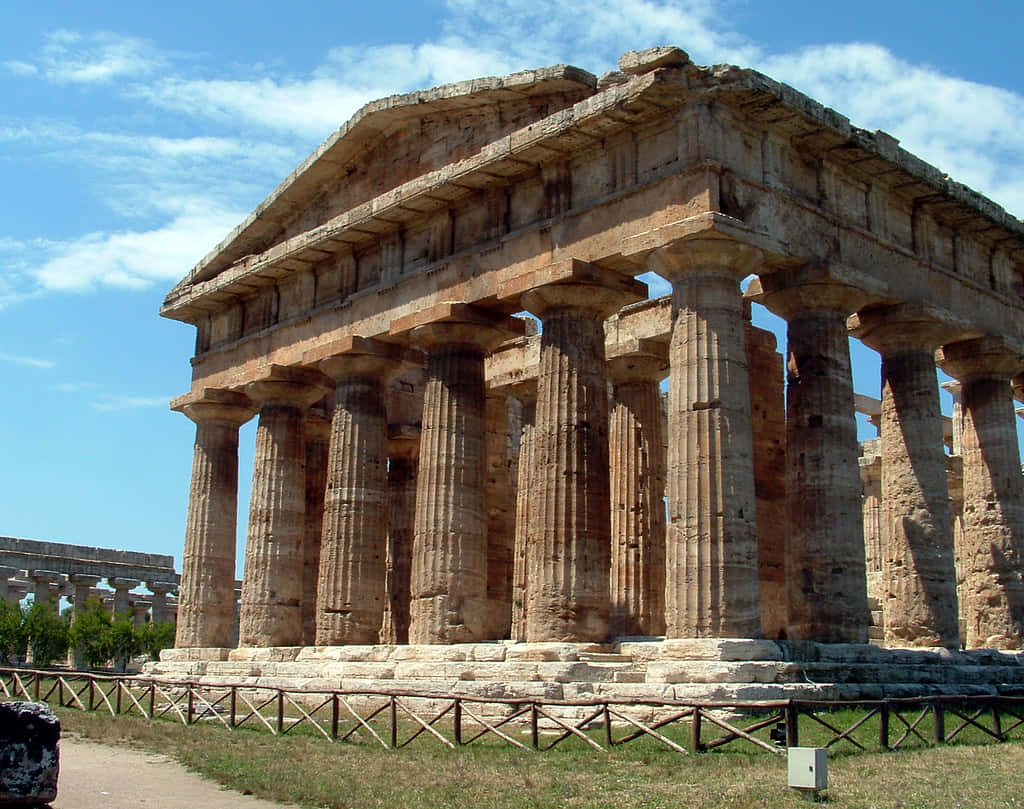 Paestum During Noon Wallpaper