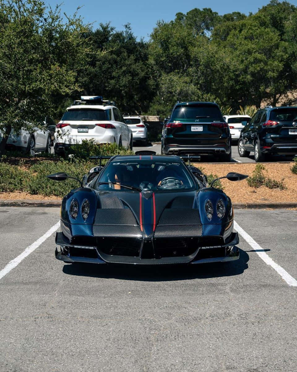 Pagani Huayra Roadster Bc In Dynamic Pose Wallpaper