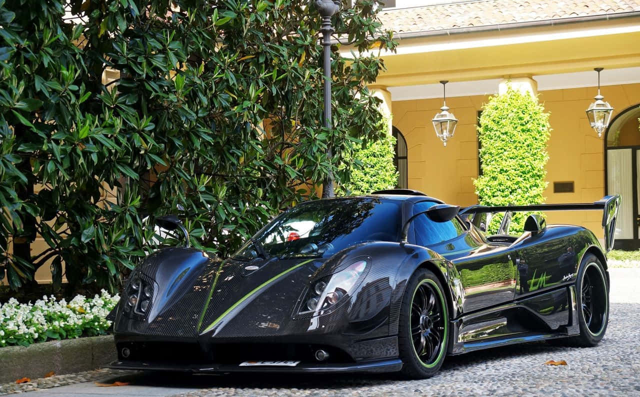 Pagani Zonda Tricolore In Full Glory Wallpaper