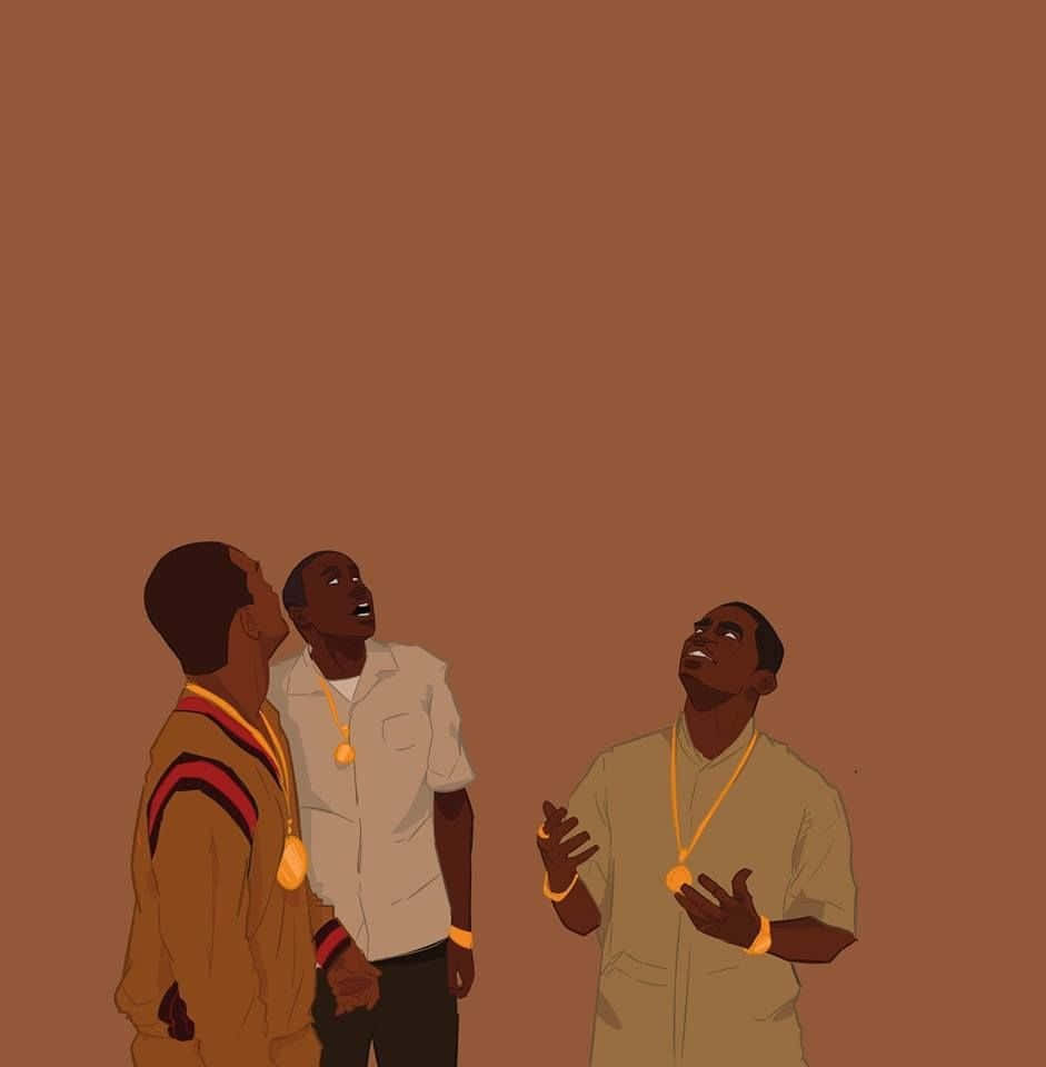 Paid In Full Cartoon Art Wallpaper