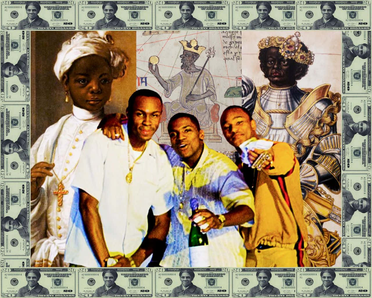 Paid In Full Collage Of Cultural History And Hip Hop Wallpaper