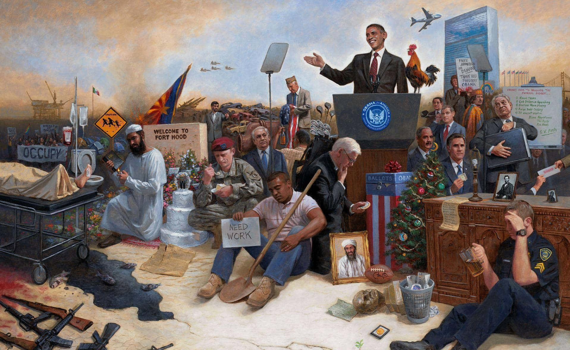 Painting By Republican Activist Jon Mcnaughton Wallpaper