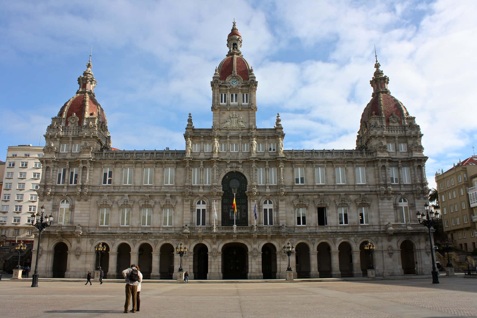 Palacio Municipal In Corunna Wallpaper