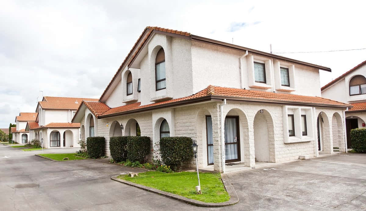 Palmerston North Suburban Townhouses Wallpaper