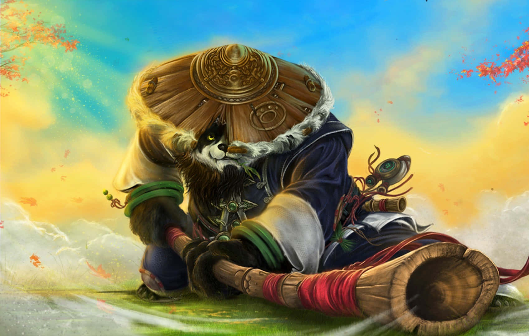 Pandaren_ Warrior_ Resting_ Wo W_ Mo P Wallpaper