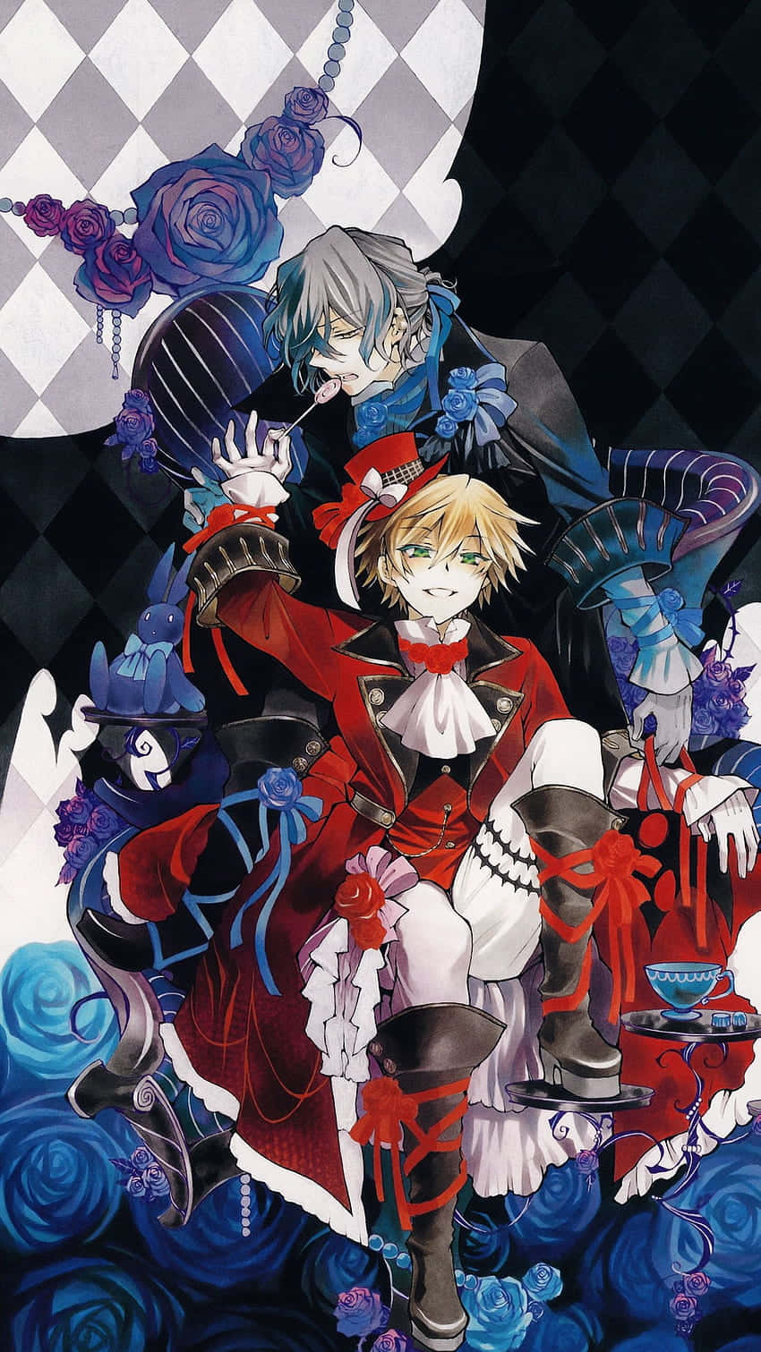 Pandora Hearts Cheshire Catand Characters Wallpaper