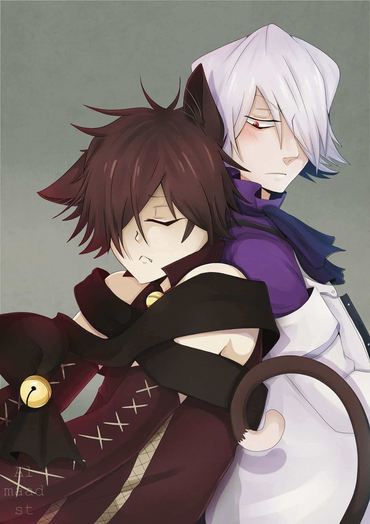 Pandora Hearts Cheshire Catand Xerxes Break Wallpaper