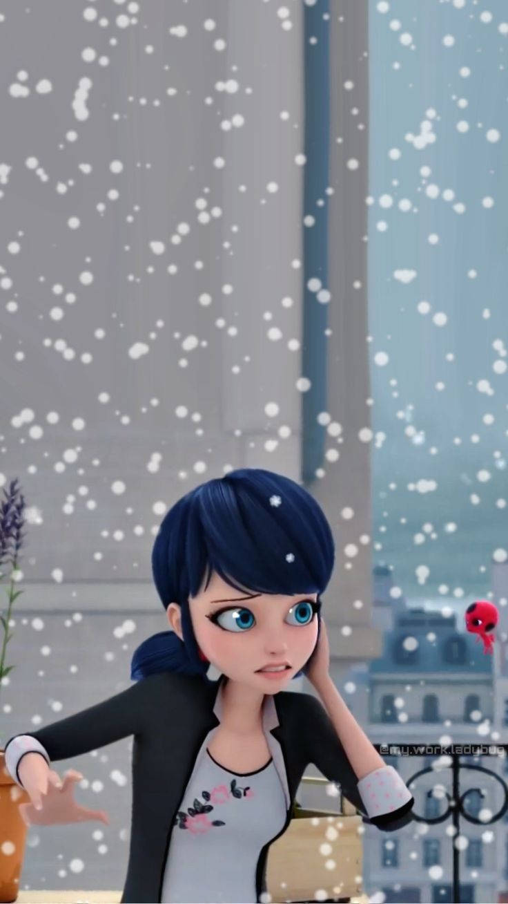 Panicked Marinette Dupain-cheng Wallpaper