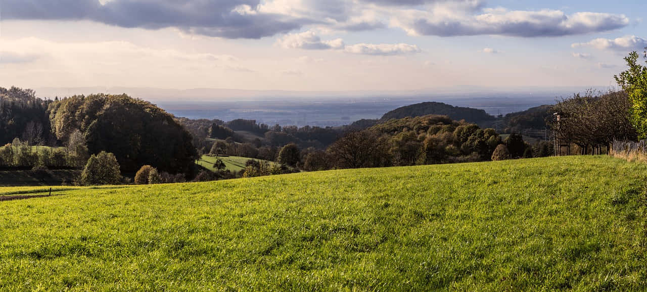 Panoramic Viewof Schaffhausen Countryside Wallpaper