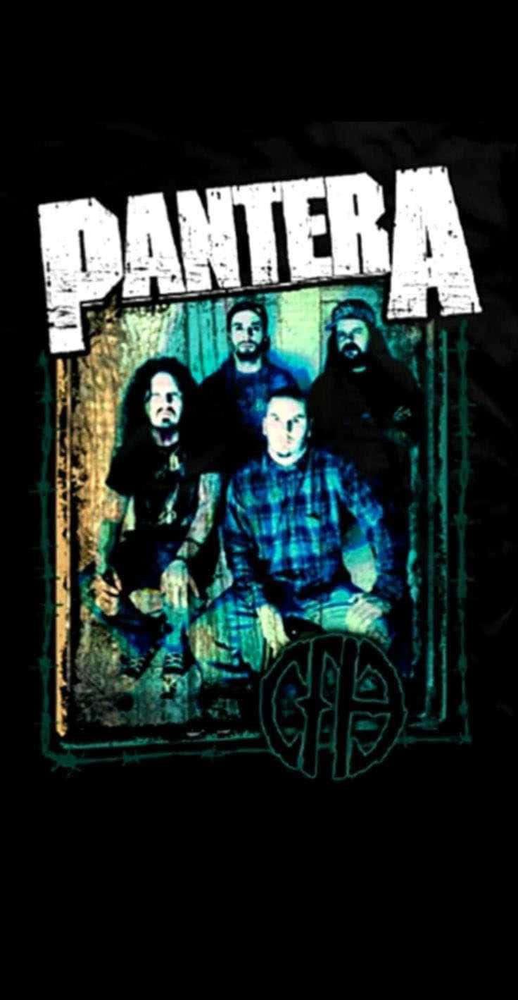 Pantera - T-shirt - Black Wallpaper