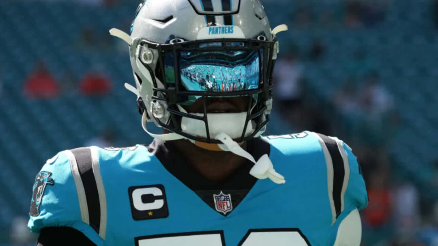 Panthers Player Visor Reflection Wallpaper