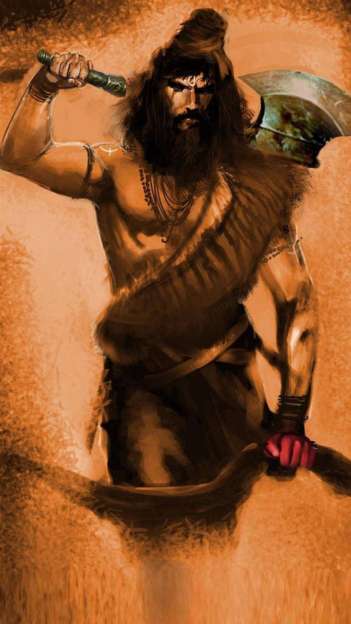 Parshuram Painted Art Wallpaper