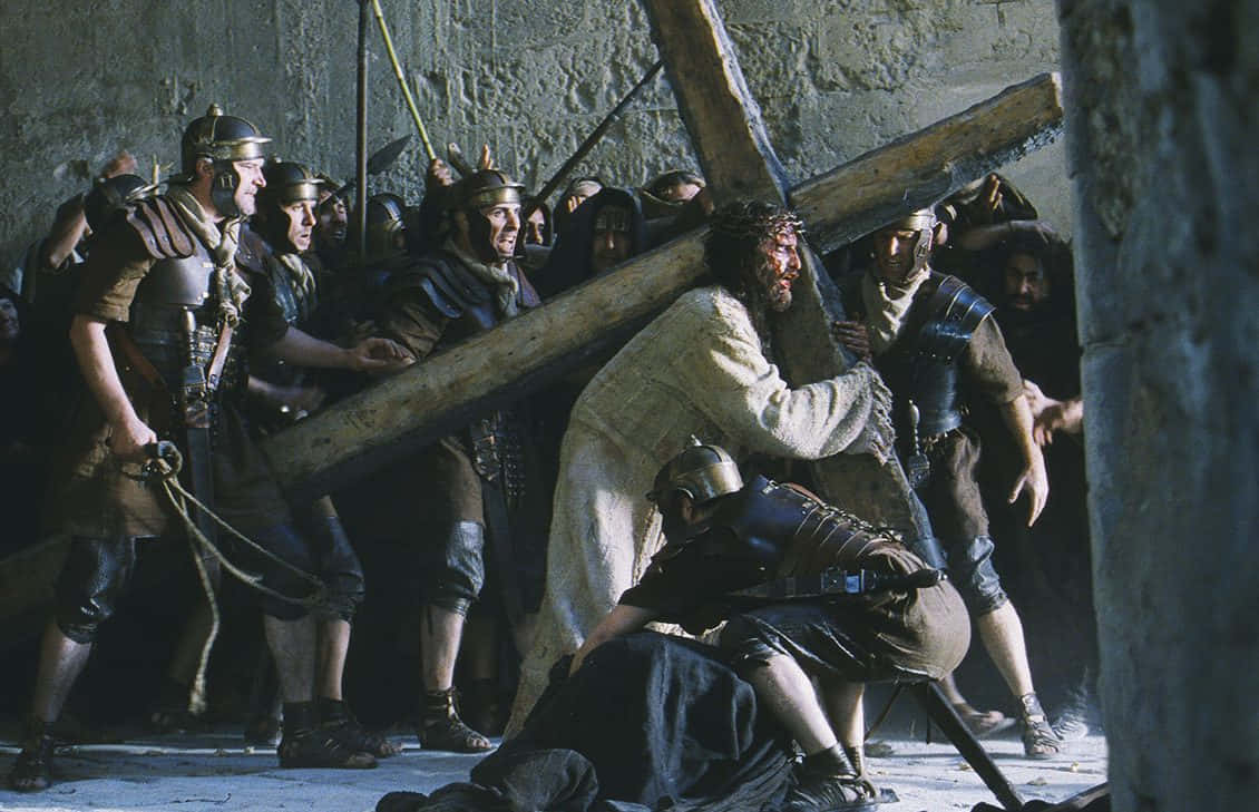 Passion Of Christ_ Carrying The Cross Wallpaper