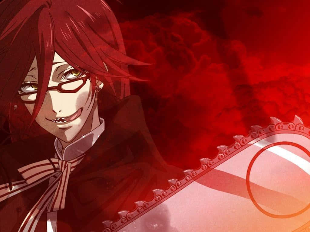 Passionate Grell Sutcliff In Action Wallpaper