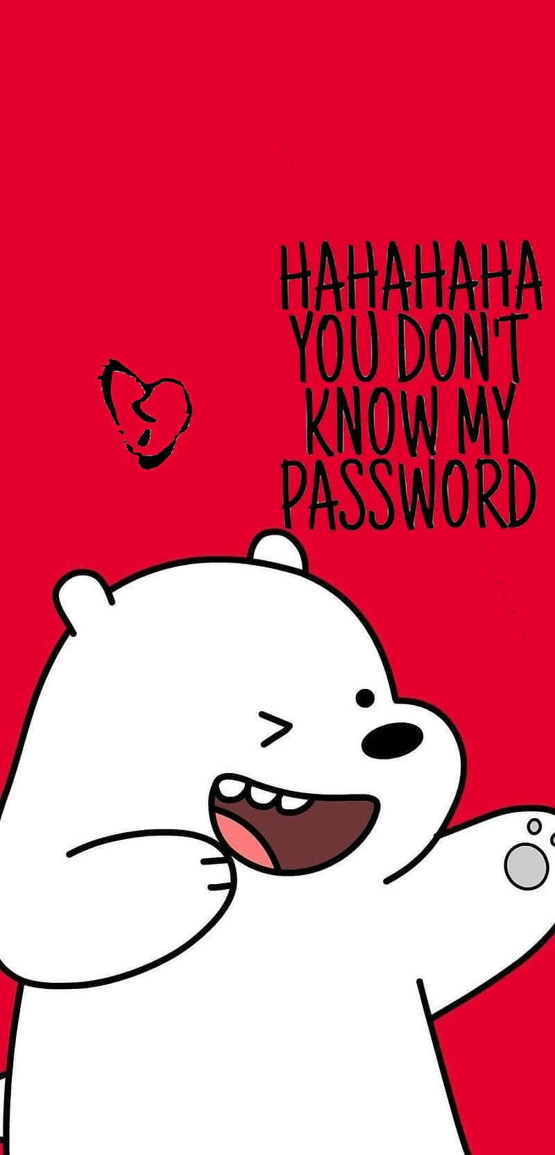 Password Security Bear Meme Wallpaper