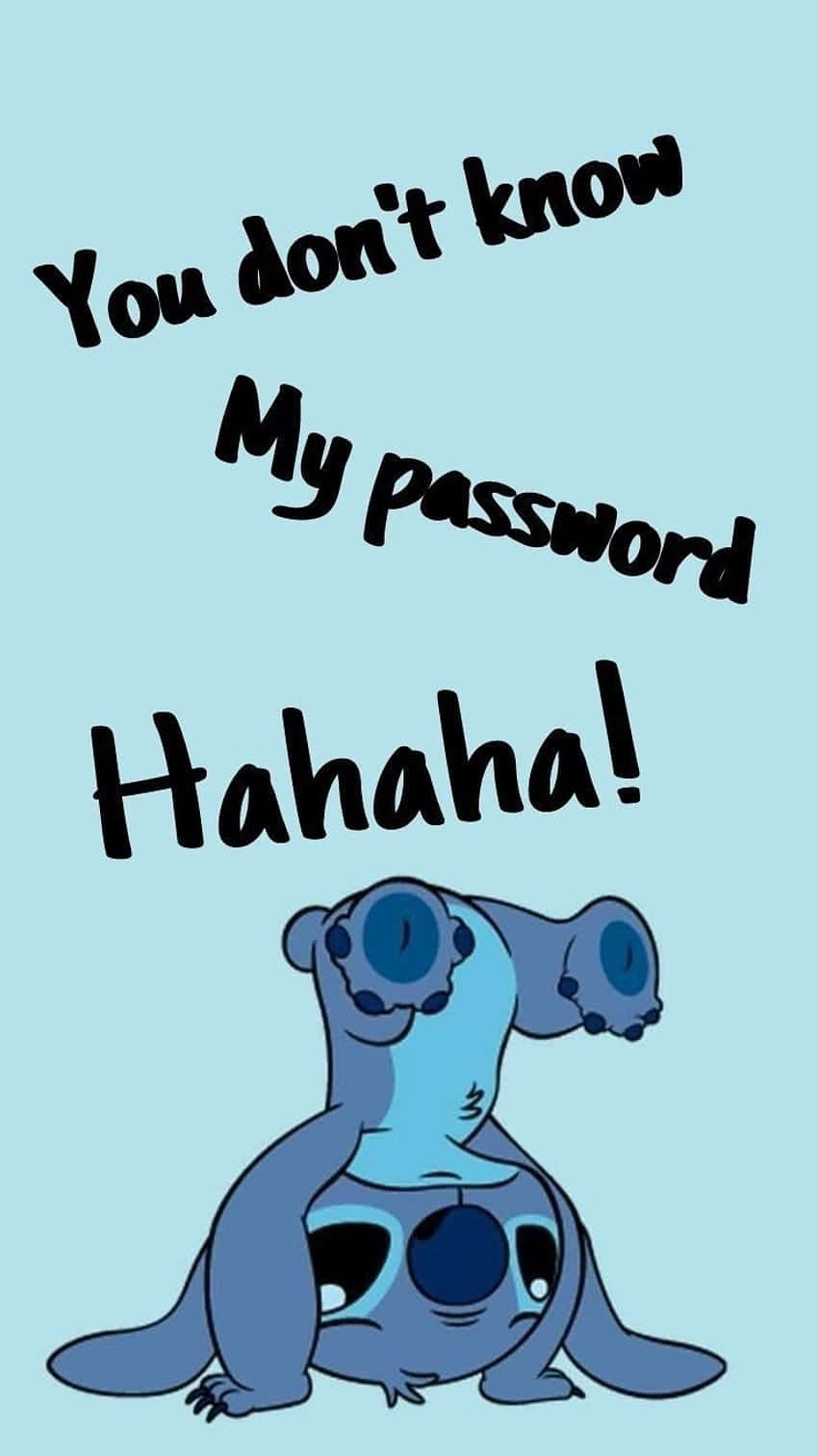 Password Teasing Stitch Wallpaper