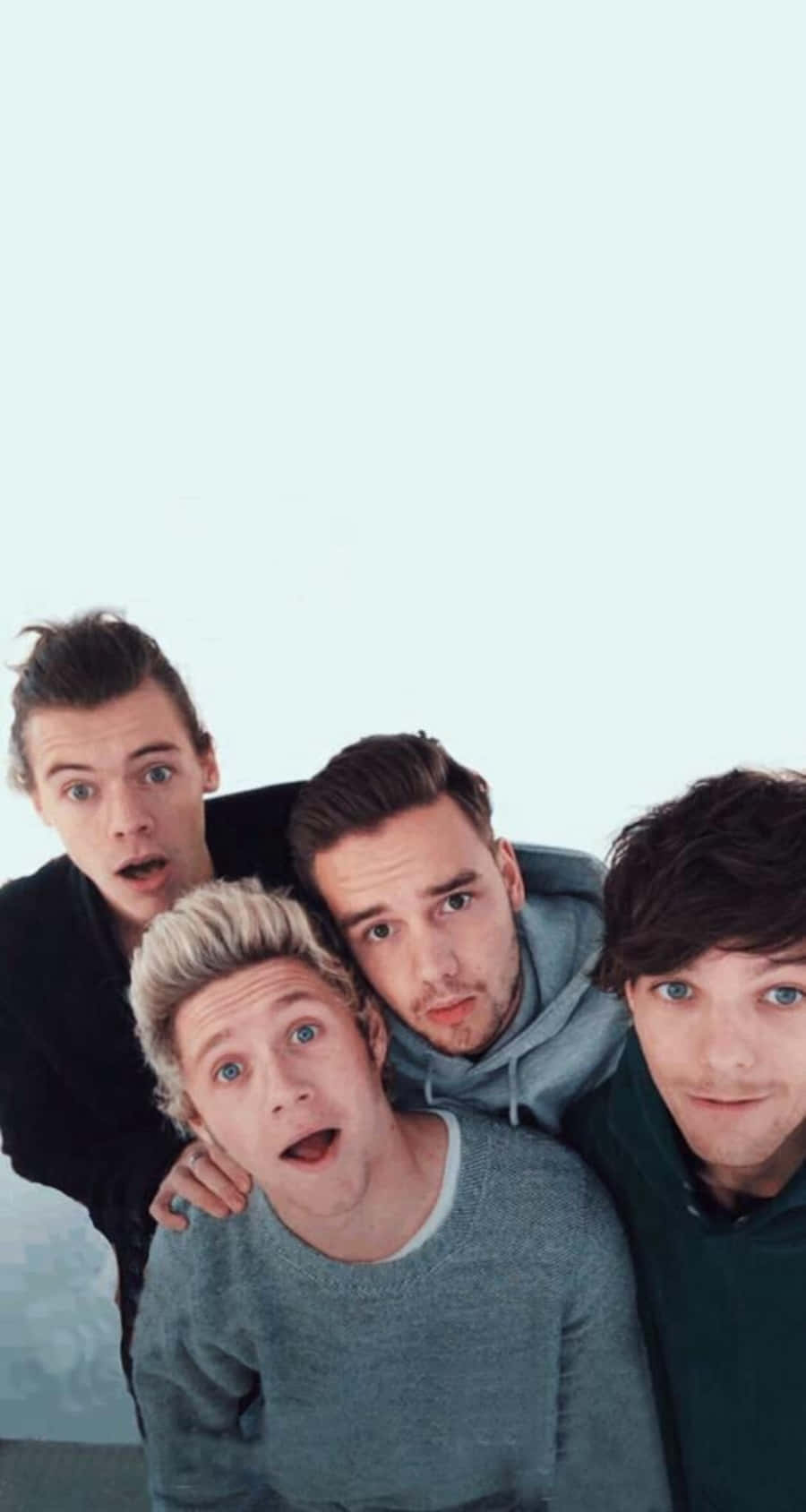 Pastel Blue 1 Direction Iphone Wallpaper