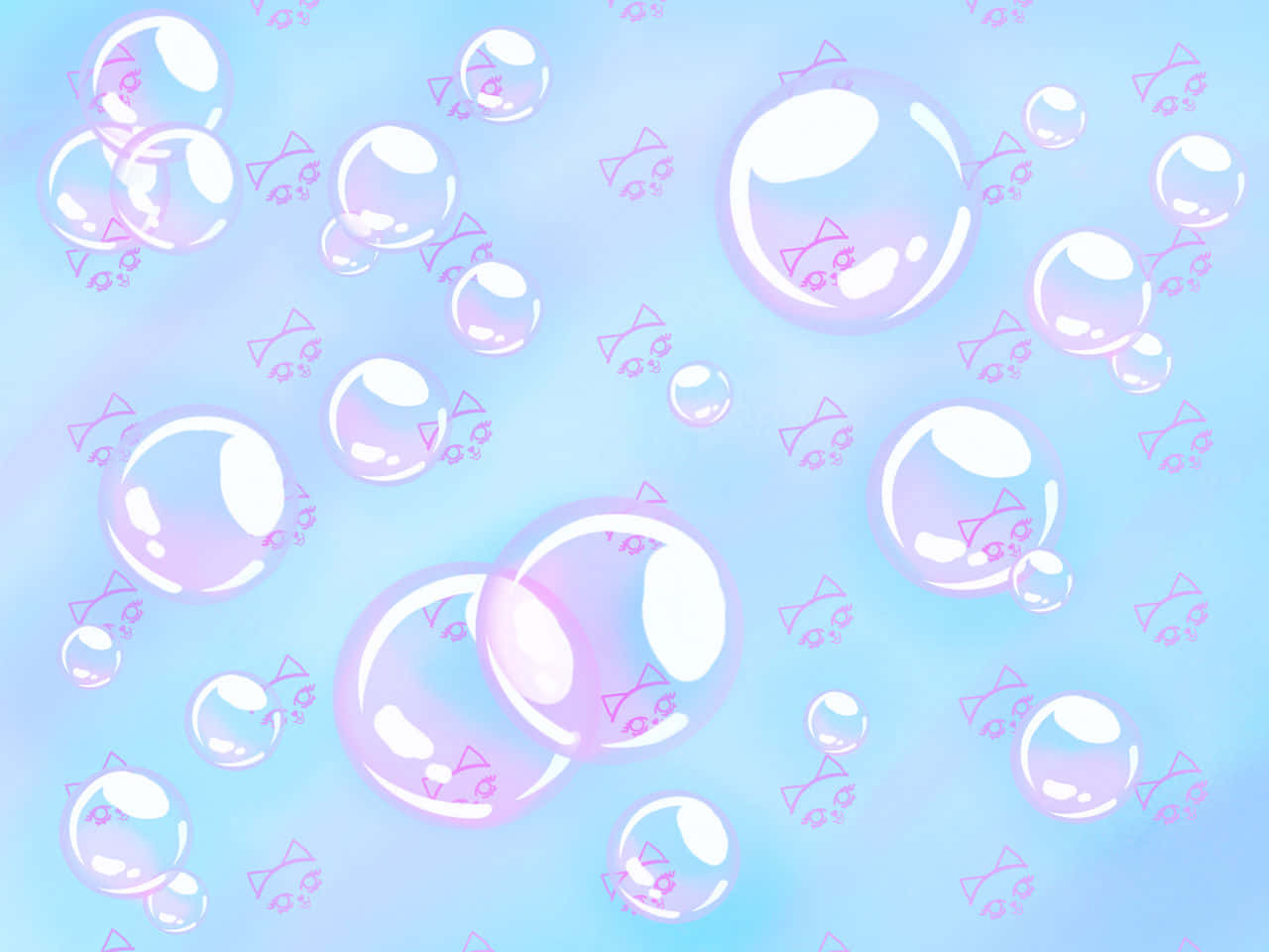 Pastel Bubbles Background Wallpaper