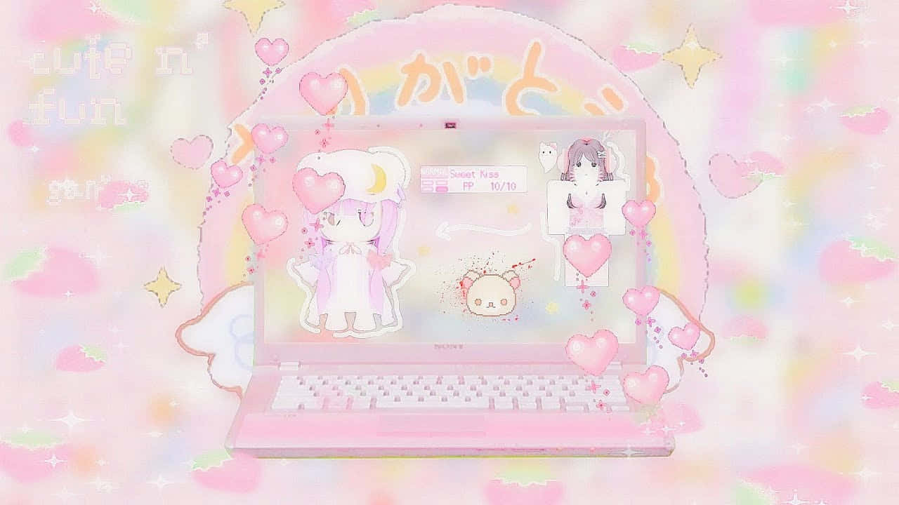 Pastel Cutecore Laptop Fantasy Wallpaper