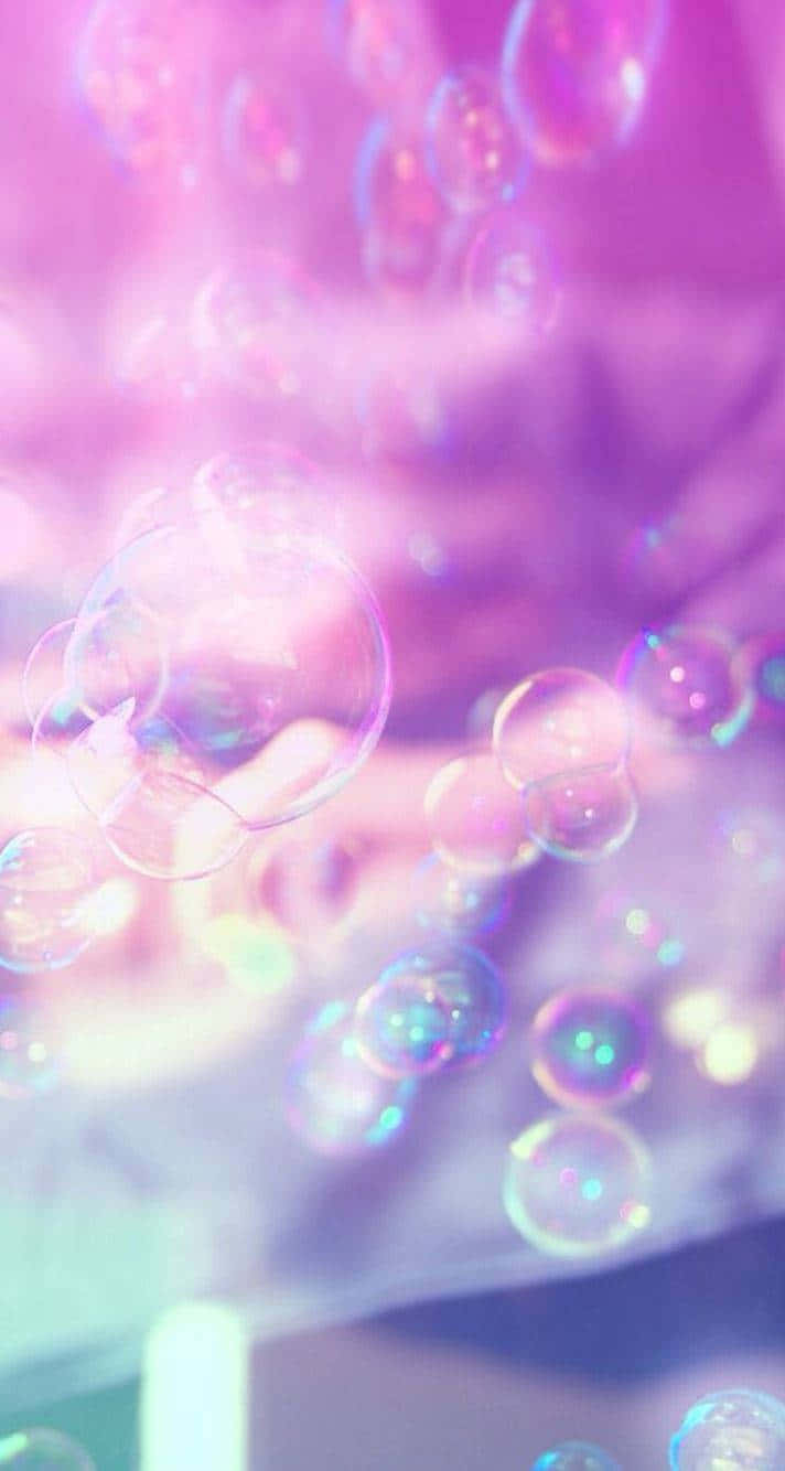 Pastel Dream Bubbles Wallpaper