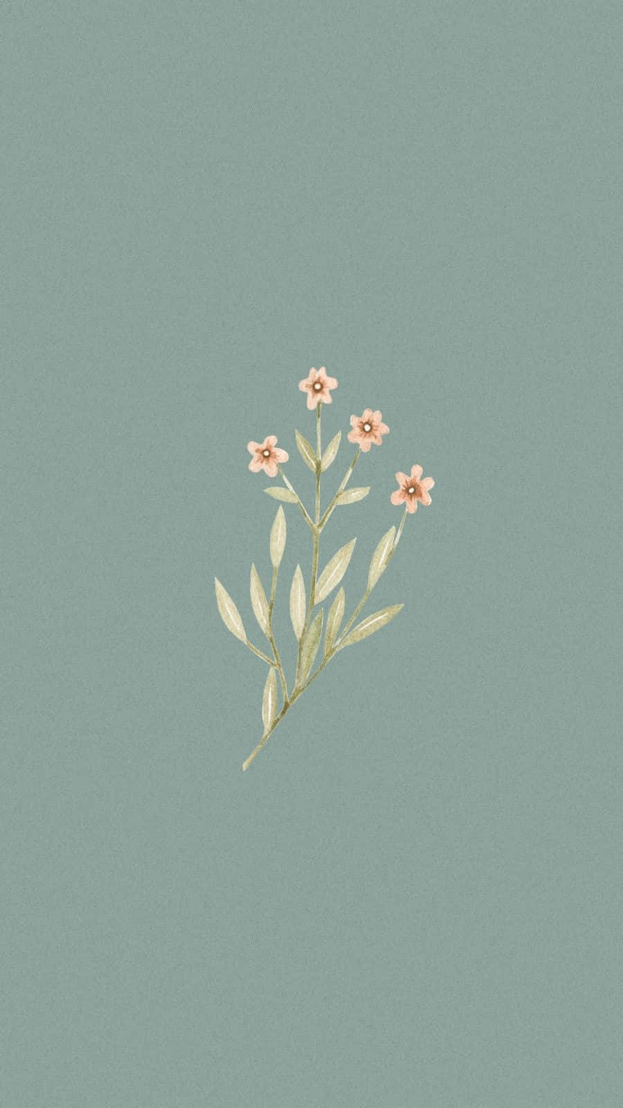 Pastel Floral Simplicity.jpg Wallpaper