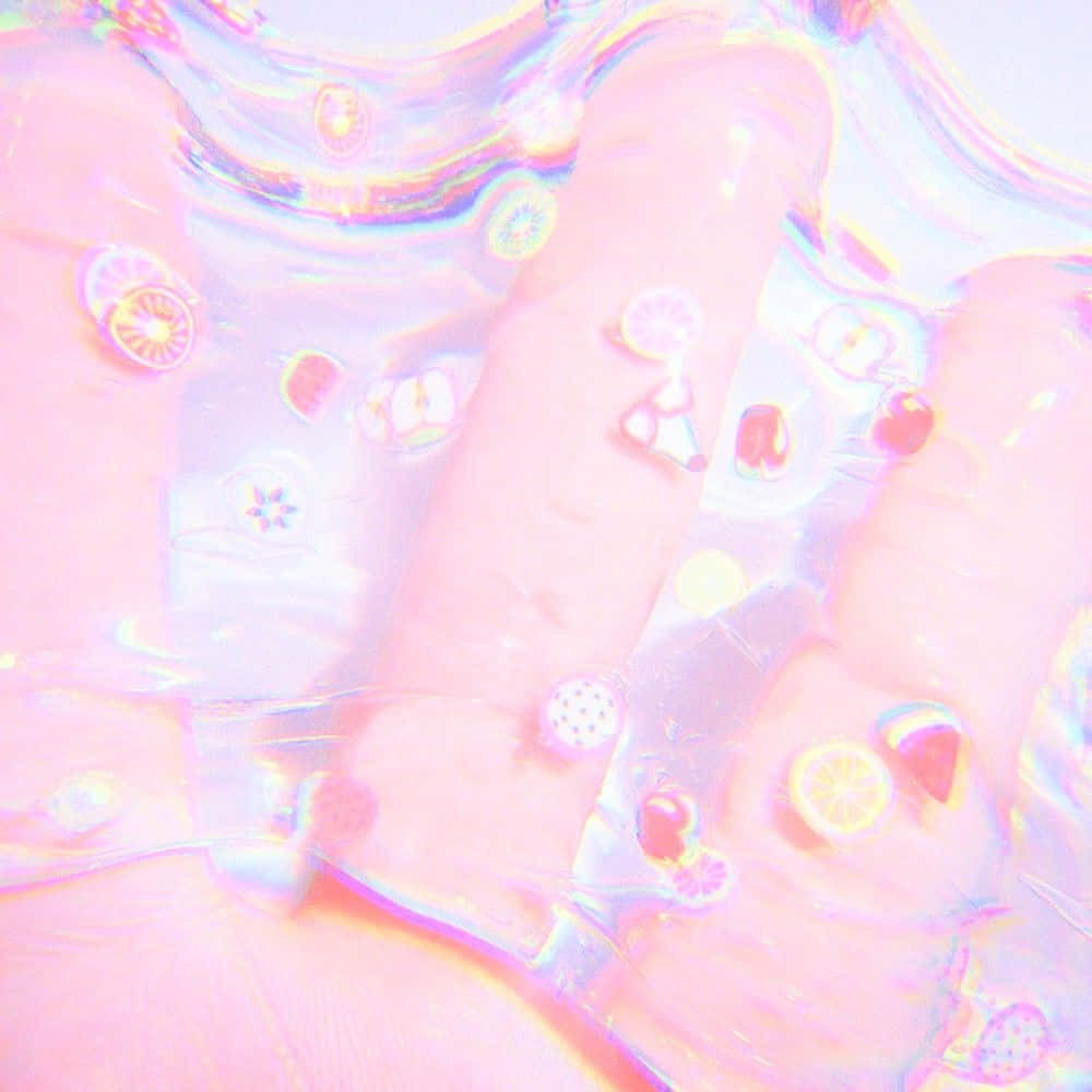 Pastel Pink Kawaii Aesthetic Wallpaper