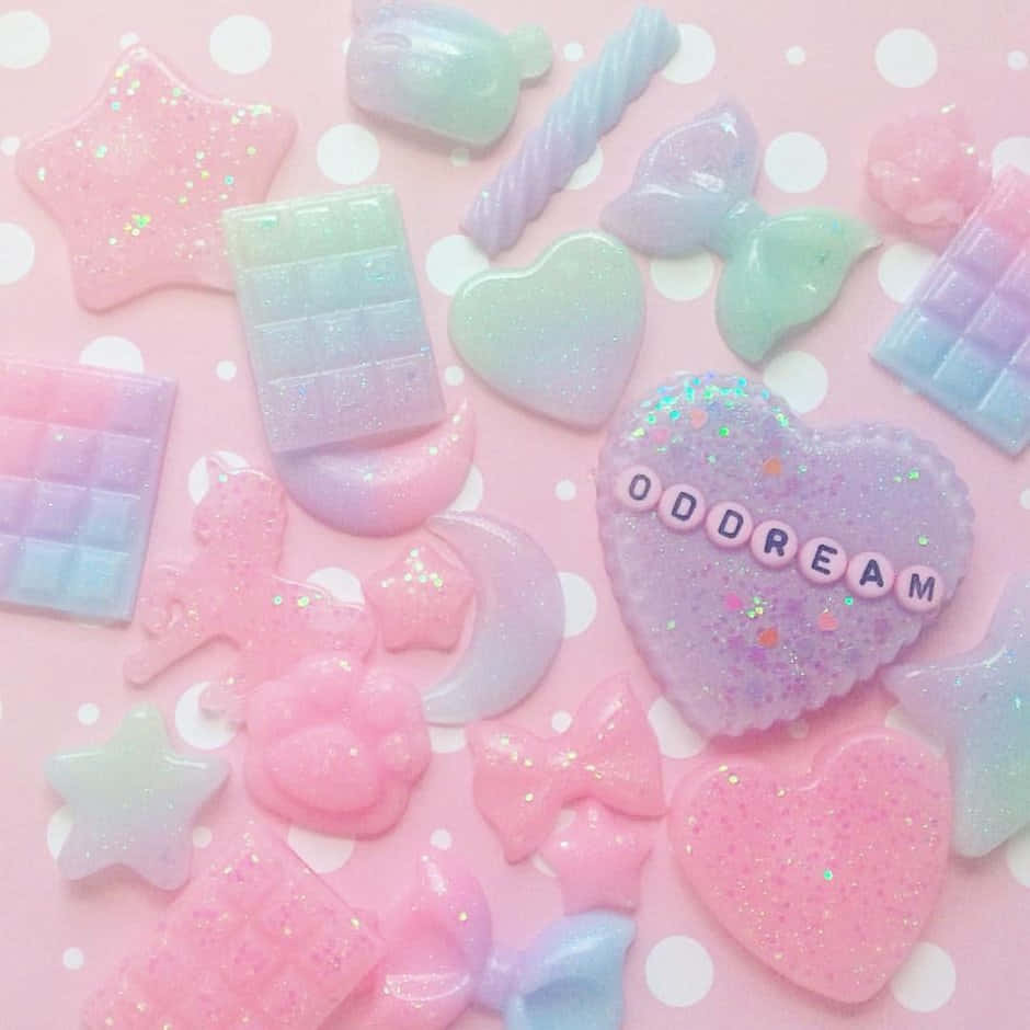 Pastel Pink Kawaii Aesthetic Collection Wallpaper