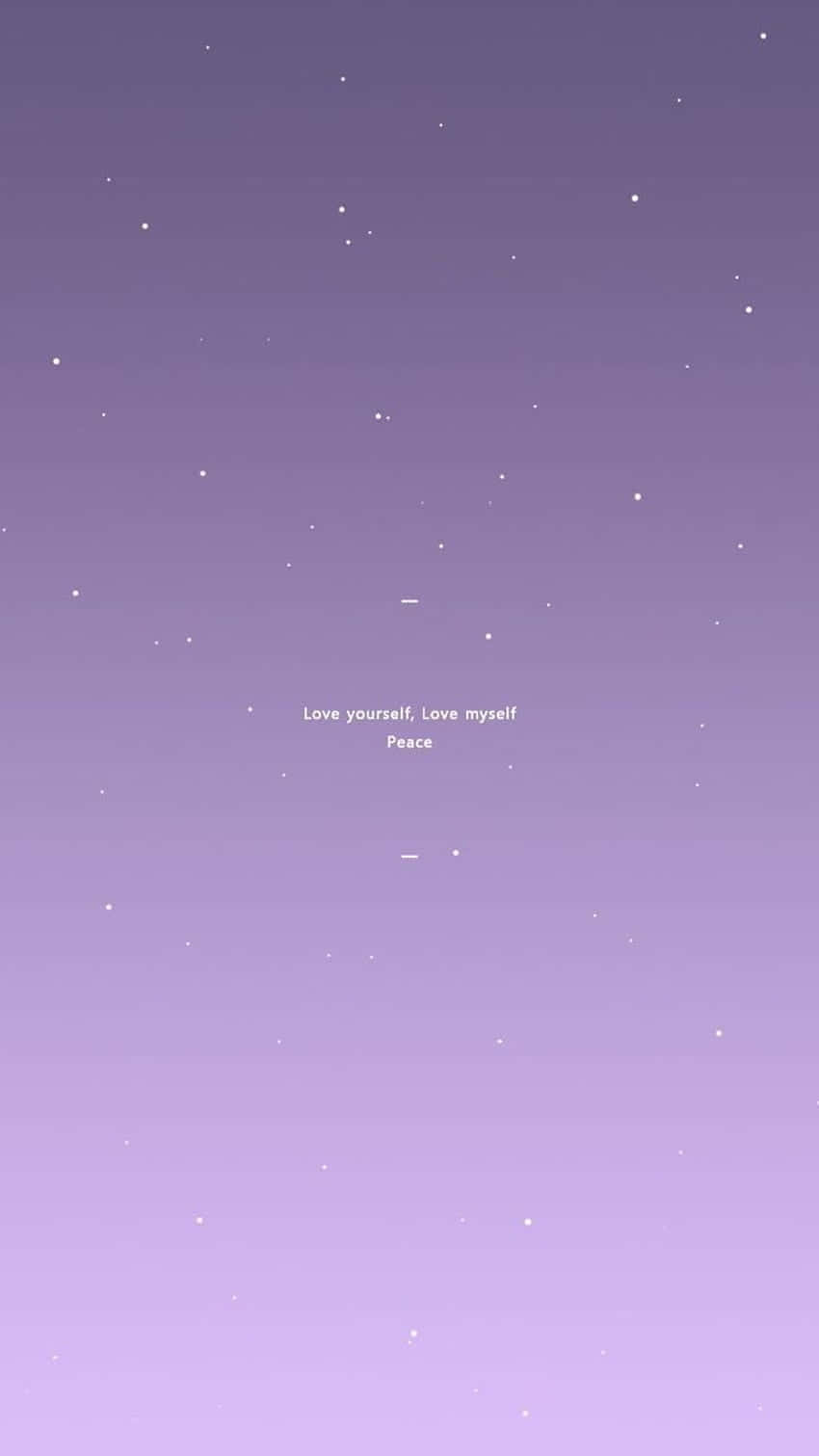 Pastel Purple Aesthetic Starry Sky Wallpaper